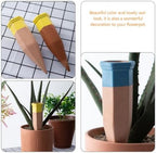 FENICAL 6 Pack Clay Automatic Watering Spikes for Flowerpots and Plants - Image 4
