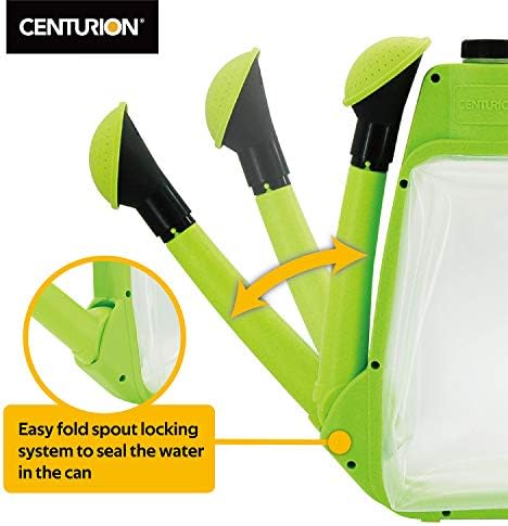Centurion 1407 Foldable Clear Plastic Watering Can,1½ Gal with Rotating Nozzle, Long Stem Spout, Compact Ergonomic Design with Sprinkler & Pouring System Ideal for Indoor/Outdoor Lawn & Garden - Lime - Image 5