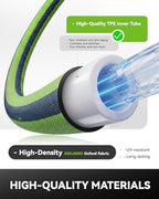 RAINPOINT Garden Hose 50FT, Up to 60% Lighter Non-Expanding Water Hose with TPE Inner Tube, Lightweight & Flexible Anti-Kink Hose, 800D Oxford Fabric, Weather-Resistant, 450PSI Burst, 3/4" Fittings - Image 4
