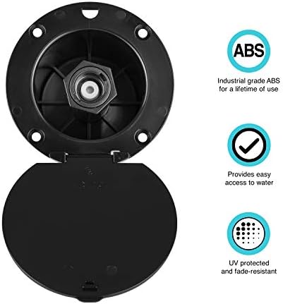 Dura Faucet DF-SA188-BK RV Exterior Detachable Sprayer Dock Kit (Black) - Image 4
