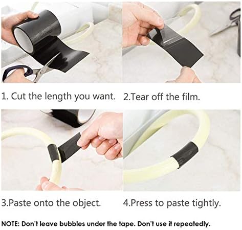 Gardening Irrigation Dripper Super Fiber Waterproof Tape Stop Leaking, Sealing Repair Tape Performance, Self-Adhesive Tape, PE Pipe, PVC and Other Hose Accessories (Color : Joint) - Image 7