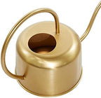 Deco 79 Metal Watering Can Indoor Outdoor Planter Small Planter Pot, Set of 3 Planters 7", 8", 9" H, Gold - Image 7