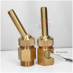 1 piece 1/2 3/4 1 Adjustable Brass Fountain Nozzle Built-in Valve Water Jet Straight Sprinkler(1I2 Inch female) - Image 5
