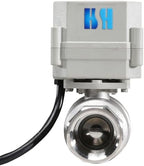 1 inch DN25 110-230VAC Normally Open Stainless Steel 304/CF8 Motorized Electrical Ball Valve With U.S. Plug - Image 4