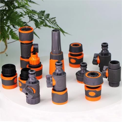 6PCS Water Hose Quick Connectors with Shut Off Valve for Garden Irrigation System - Image 3