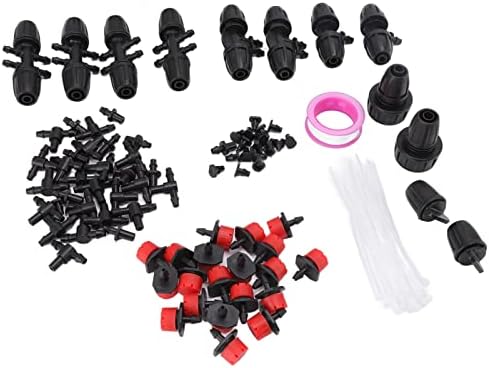 30m 4/7 Garden Automatic Drip Irrigation Set, Micro Irrigation Kit for Plants, Water Saving System with 20 Nozzles and 30 Connectors, Efficient Plant Watering for Greenhouse, Balco - Image 3