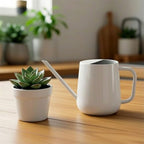 Watering Can Indoor Small for House Plant with Long Spout Stainless Steel 1000ml for Flowers Small Stainless Steel Watering Can - Image 6