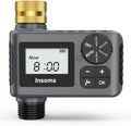 Sprinkler Timer with Brass Swivel, Programmable Water Timer for Outdoor Garden Hose, Hose Timers with Rain Delay/Manual/Auto Mode, Drip Irrigation and Lawn Watering System, 1 Outlet by Insoma