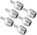 6pcs Stainless Steel Hose Barb Fittings 1/2" Barb to 1" NPT Male by Kozelo
