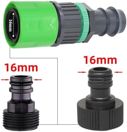 Expandable Garden Hose Repair Kit 10PCS Hose Quick Connector Nipple 3/4 Inch Male Threaded Pipe Adapter for Garden Tubing Drip Irrigation Watering System(F-USA) - Image 5