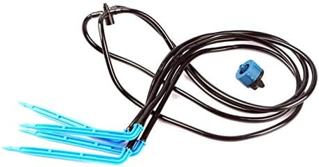 Xiaochen Lawn Irrigation Garden Watering 50 cm Hose 4 Curved Blue Arrow Drip Irrigation Emitter Kit Bonsai Flower Plant Drip Irrigation Dripper Water Saving (Color : 25PCS) - Image 2