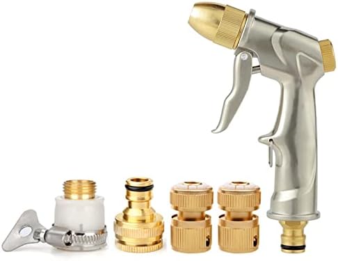 Garden Hose Nozzle, Heavy Duty Metal Water Hose Nozzle Sprayer Head, Garden Hose Spray Nozzle by Unknown