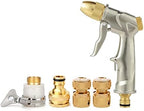 Garden Hose Nozzle, Heavy Duty Metal Water Hose Nozzle Sprayer Head, Garden Hose Spray Nozzle by Unknown