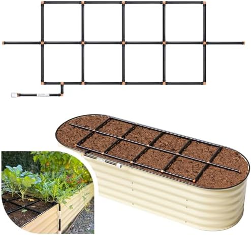 Garden Grid 2x6 | Garden Irrigation System for Raised Beds | Cornerless by GardenInMinutes