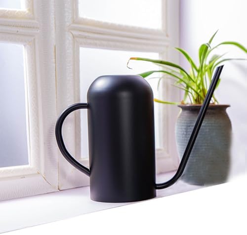 Plant Watering Can, Modern Leak Proof Stainless Steel Indoor Watering Cans for House Plants with Long Spout,Lightweight Small Rustproof Water Can for Plants for Home Outdoor Gardening - Image 3