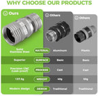 Garden Hose Quick Connectors, 3/4" GHT Garden Hose Connectors - Image 4