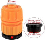 20PCS Hose Quick Connect Fitting(for 12/16/25mm I.D. Hoses) Garden Irrigation Accessories for Pipe Repair and Replacement(4207) - Image 2