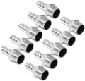 10pcs Stainless Steel Hose Barb Fitting 5/8" Barb to 3/4" NPT Male by Kozelo