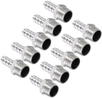 10pcs Stainless Steel Hose Barb Fitting 5/8" Barb to 3/4" NPT Male by Kozelo