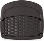 Suncast 2 Pack Hangout 150 Foot Resin Wicker Mounted Garden Storage Hose Rack, Brown - Image 3