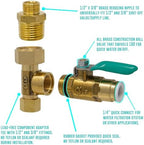 Metpure Ice Maker Refrigerator Water Line Kit, 25 ft x 1/4" - Image 3