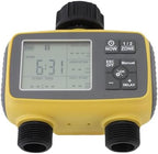 Generic Water Timer for Garden Hose, 2 Zone Programmable Water Timer Manual Watering Irrigation Controller System with Rain Delay, for Yard, Lawn, Pool - Image 2