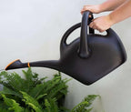 Plexon, Large Watering Can Outdoor, Water Pot for Plants, 2.6 gal Large Capacity Resin Garden Watering Can with Dual Handles, Outdoor Plant Waterer, Black - Image 5