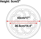 Thickened PP Resin Plant Saucers, Bottom Protrusion Design, Watering Tray - Image 2