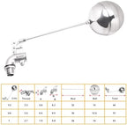 Adjustable Float Ball Valves - 3/4" NPT Male Thread Stainless Steel 304 Elbow Flow Control Float Valve for Automatic Water Level Control Tank Pond Water Tower - Image 5