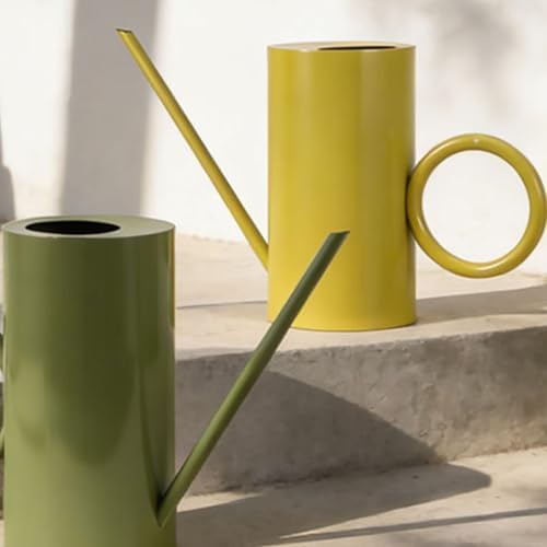 1.5L Long Spout Watering Can, Stainless Steel Indoor Plant Watering Can with Ergonomic Handle Leakproof Wide Opening for Houseplants Small Pots Garden Use - Image 2