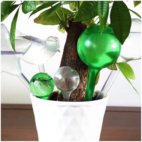 Plant Watering Globes Automatic Plant Watering Bulbs House Garden Water Can Spike Flower Houseplant Device Drip Irrigation System(10PCS SL Set F) - Image 4