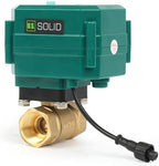 U.S. Solid 3/4" Smart Motorized Ball Valve - Brass Remote App Mobile-control Electrical Ball Valve with Manual Switch, Plug Connection - Image 3