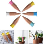 6pcs Automatic Clay Irrigation Spikes Plant Watering Dropper with Drip Irrigation Feature Sturdy Self-Watering Tool for Easy Plant Care Random Color - Image 7