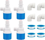 CUTHOLLOW 2 Pack Rain Barrel Spigot Kit 3/4", Water Barrel Valve Set by CUTHOLLOW
