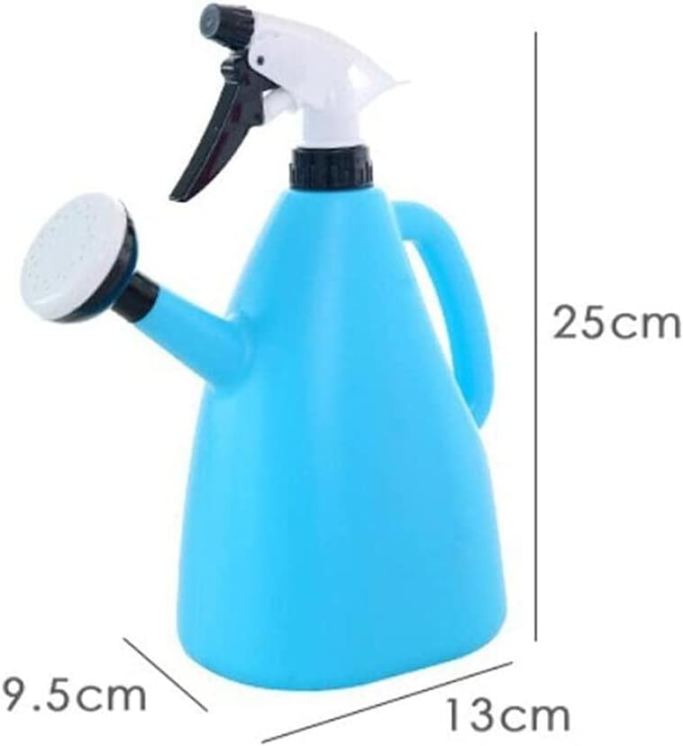 Watering Pot Watering Can for Indoor Plants 1000ml Plastic Watering Kettle with Adjustable Sprayer Water Can for Succulent Bonsai Garden Flower Practical (B) - Image 2