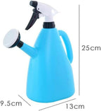 Watering Pot Watering Can for Indoor Plants 1000ml Plastic Watering Kettle with Adjustable Sprayer Water Can for Succulent Bonsai Garden Flower Practical (B) - Image 2