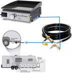 12 ft RV Propane Quick Connect Hose for Blackstone 17 and 22 Inch Griddles - Image 5