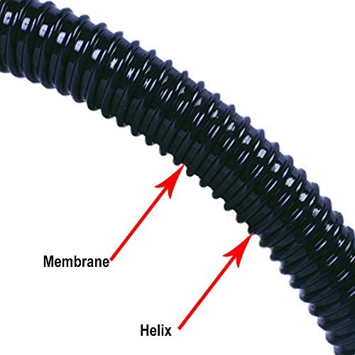 HydroMaxx® Non Kink, Corrugated, Flexible PVC Water Garden Hose and Pond Tubing. Thick Wall. US/UL Sizing (1 1/2" Dia x 50 ft) - Image 3