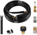 Drain Cleaning Hose Pressure Hose High Pressure Washer Nozzle Pipe Cleaning Nozzle(Style I,25 Meter) by Unknown