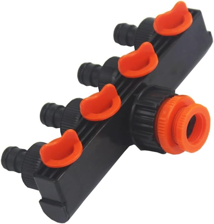 4 Way Hose Splitters, Automatic Watering Water Pipe Linker Garden Water Irrigation Tool, 4 Way Hose Splitter Watering Accessories for Greenhouse, Agriculture - Image 3