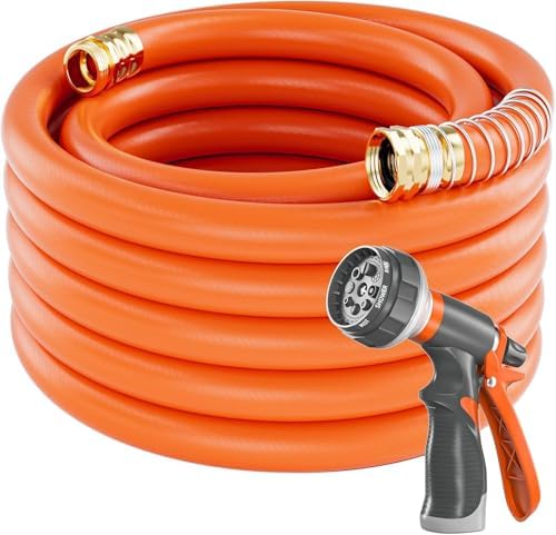 SPECILITE Garden Water Hose 75 ft x 3/4" for yard, Heavy Duty & Flexible by SPECILITE