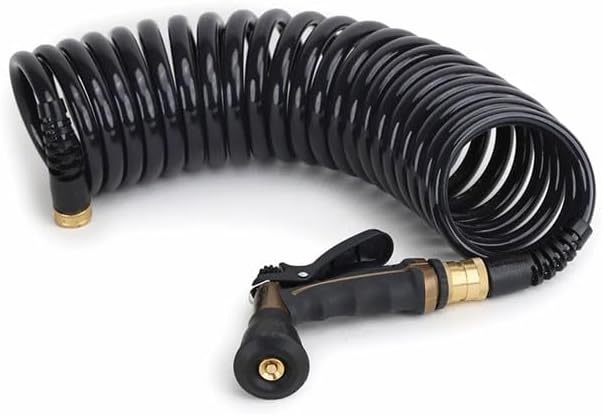 Professional 25' Hose Kit with Boat Bumper Metal Nozzle by HoseCoil by HoseCoil