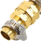 KICHOUSE 4 Sets Garden Hose Repair Connector Kit with Clamps, 5/8'' 3/4'' Garden Hose Adapter/Fittings for Outdoor Watering, Irrigation - Image 3