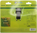Thrifco 8429970 4-Way Garden Hose Manifold/Splitter with Shut-Off Valves – Zinc - Image 4