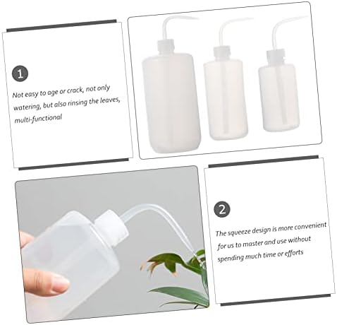 ULTECHNOVO 12pcs Narrow Mouth Squeeze Bottle Safety Wash Bottles for Household Flower Watering Can - Image 3