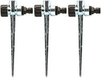 3 Pcs Lawn Sprinkler Spike Thread Watering Sprayer Connector Ground Plug Base for Grass Yard by Unknown