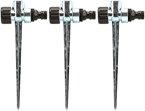 3 Pcs Lawn Sprinkler Spike Thread Watering Sprayer Connector Ground Plug Base for Grass Yard by Unknown