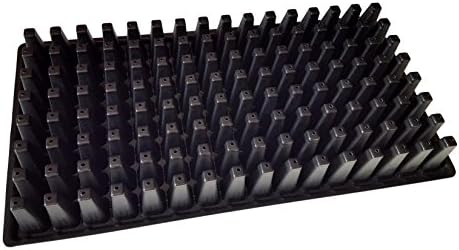 Bootstrap Farmer 128 Cell Tray Combo with 1020 Trays No Holes Black 5-Pack - Image 5