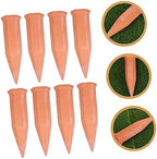 TOYANDONA 8Pcs Ceramic Automatic Watering Device for Flower Pot Plant Red - Image 6