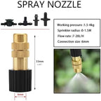 10–100Pcs Adjustable Brass Spray Nozzles with 1/4" Tee Joint - Image 4